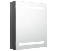 LED Bathroom Mirror Cabinet Washroom Wall Cabinet Storage Vanity Unit vidaXL