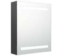 LED Bathroom Mirror Cabinet Washroom Wall Cabinet Storage Vanity Unit vidaXL