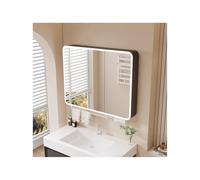 LED Bathroom Mirror Cabinet with AntiFog HighDefinition Silver Mirror Soft Lighting & Ample Storage SpaceGray 60cm/23.6inModern Vanity Essential
