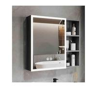 LED Bathroom Mirror Cabinet with Lighting, Wall-Mounted, Modern Bathroom Mirror Wardrobe, & Functal Bathroom nizer, Space-Saving Design