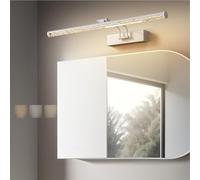 LED Bathroom Mirror Light 180° Foldable Adjustable Angle Modern Wall Lamps Tri-Color Dimmable Waterproof Wall Sconce Picture Lights Bedroom Vanity Living Room