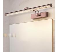 LED Bathroom Mirror Light 180° Foldable Adjustable Angle Modern Wall Lamps Tri-Color Dimmable Waterproof Wall Sconce Picture Lights Bedroom Vanity Living Room