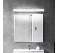 Led Bathroom Mirror Light 2 Color Temperature Make-Up Light Waterproof Anti Fog Bathroom Cabinet Wall Light Made of Aluminum~/White~White Light 90Cm