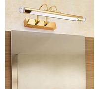 Led Bathroom Mirror Light 240 ° Rotate Mirror Cabinet Lamp Waterproof Anti Fog Wall Light Cool White 6000K Picture Light for Living Room, Bedroom/41Cm6W