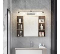 LED Bathroom Mirror Light 320° Rotatable Wall Lamps Adjustable Angle Mirror Vanity Sconce Picture Lights Metal Waterproof Wall Sconces for Living Room Bedroom Makeup Shaver (Silver neutral light,50cm)