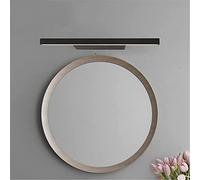 Led Bathroom Mirror Light Artwork Picture Wall Light, Waterproof Anti Fog Aluminum Bathroom Light Make-Up Light/Black 52Cm