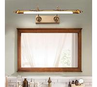Led Bathroom Mirror Light Bronze Bath Light, Dimmbar 3000-6000K Bath Mirror Lamp 3000K-6000K, 240 ° Angle Wall Lamp, Waterproof Anti Fog for Toilet/55Cm10W