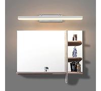 Led Bathroom Mirror Light Dimmable 3000-6000K Mirror Cabinet Lamp Adjustable Bracket Bathroom Light Waterproof Anti Fog Makeup Light/90Cm