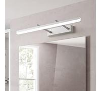 Led Bathroom Mirror Light Dimmable 3000-6000K Mirror Cabinet Lamp Adjustable Bracket Bathroom Light Waterproof Anti Fog Makeup Light/White 90Cm
