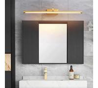 LED Bathroom Mirror Light Gold Swivel Head Adjustable Rotatable Wall Sconce 180° Rotatable Waterproof Vanity Mirror Wall Lighting Reading Picture Frame Lighting Bedroom