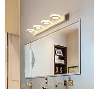 LED Bathroom Mirror Light Modern Mirror Front Light White Mirror Cabinet Light 360 ° Adjustable Bathroom Lamp IP44 Wall Lamp Make-Up Light for Cosmetic Mirror Dressing Table B (C Interesting