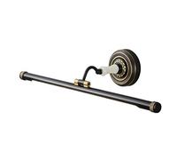 LED Bathroom Mirror Light Vintage Antique Jade Vanity Mirror Light H65 Brass Make-Up Light for Dressing Table Cosmetic Mirror Waterproof Bathroom Mirror Wall Lights Black L60CM/1 Interesting