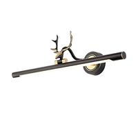 LED Bathroom Mirror Light, Vintage Wall Lamp Picture Lights with Adjustable Lamp Head, Antler Decorative Mirror Front Lamp Make-up Lighting for Living Room Hotel Restaurant,57 cm 1 The New