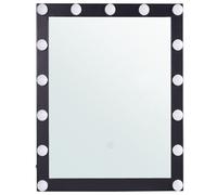 LED Bathroom Mirror ODENAS 50 cm 60 cm Black