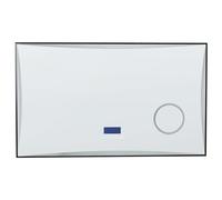 Beliani LED Bathroom Mirror ONLAY 100 cm 60 cm Silver, Silver