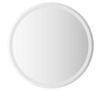 LED Bathroom Mirror Round 70cm Glass with Lighting, USB Port, IP65 Water Protection, Wall Mounted Hook, Ideal for Bathroom, Bedroom, Hallway, Makeup and Decoration
