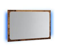 LED Bathroom Mirror Toilet Mirror Washroom Wall Mirror Engineered Wood vidaXL [EEK: A++ - E]