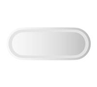 LED Bathroom Mirror Wall Mirror Wall Vanity Mirror with LED Light Oval vidaXL