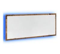 LED Bathroom Mirror Washroom Mirror Wall Mounted Mirror Engineered Wood vidaXL