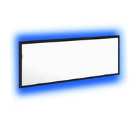 LED Bathroom Mirror Washroom Mirror Wall Mounted Mirror Engineered Wood vidaXL