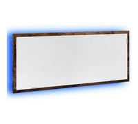 LED Bathroom Mirror Washroom Mirror Wall Mounted Mirror Engineered Wood vidaXL