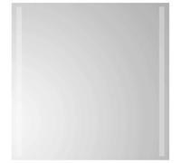 LED Bathroom Mirror Washroom Wall-mounted Light up Mirror Multi Sizes vidaXL
