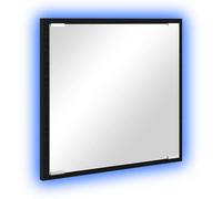 LED Bathroom Mirror with Mirror Lights Engineered Wood Modern Grooming vidaXL