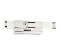 LED Bathroom Twin Wall Light 2x 3W Warm White IP44 Modern Slim Strip Long Lamp