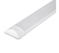 LED Batten Light, 3550LM 32W 5000K LED Tube Light, Slim Profile Dust-Proof Integrated Housing, Flexible Surface Mounted Linear Ceiling Garage Light, Indoor Use