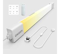 LED Batten Light Under Cabinet Lights with Plug in. Fluorescent Strip Light 3000-6500K Dimming and Color. with Wireless Control Panel and Remote Control.18W for Garage,Closet,Office,Shed (60CM-1PCS)