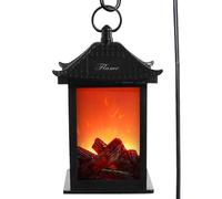 LED Battery Fireplace Lantern - Flameless Fire Lamp LED Light Battery Operated | Soft Light Exquisite Realistic Flameless Fire for Birthday Party Festival Wedding and Room Decoration