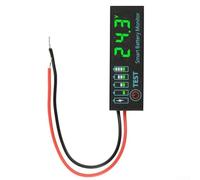 LED Battery Level Indicator DC 7-55V Voltage Display Board with Customizable Thresholds, Power-Off Memory for EV, Energy Storage Systems