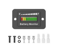 LED Battery Power Meter with Adjustable Voltage 12V-72V, IP65 Waterproof, for Lead-Acid Batteries in Electric Vehicles, Forklifts, and Golf Carts