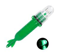 LED Beacon Lamp Intelligent Light Control for Marine Ship Night Fishing, Compact Durable Boat Signal Light for Fishing Boat Warnings (E green)