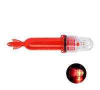 LED Beacon Lamp Intelligent Light Control for Marine Ship Night Fishing, Compact Durable Boat Signal Light for Fishing Boat Warnings (CRed)