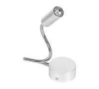 Led Bed Lamp, Minimalist LED Bed Reading Working Light Lamp Wall Mount Light Bedside Headboard with Flexible Gooseneck for Home Office Studio Hotels (3W 3500 Warm White)