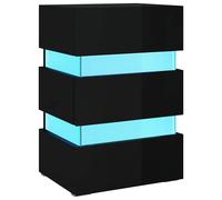 LED Bedside Cabinet Side Table Bed Stand Bed Cabinet Engineered Wood vidaXL