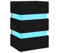 LED Bedside Cabinet Side Table Bed Stand Bed Cabinet Engineered Wood vidaXL