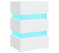 LED Bedside Cabinet Side Table Bed Stand Bed Cabinet Engineered Wood vidaXL
