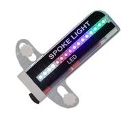 LED Bicycle Spoke Lights - Customise Your Ride with 32 Patterns, Super Bright 360 Degree Visibility, 15km/h Pattern Recognition + Battery Powered, Shockproof Core | Perfect for Kids & Adult Bikes