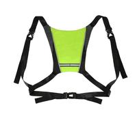 LED Bike Vest, Rechargeable Battery, 25/25/1cm, Cycling Safety Gear, Reflective Bike Backpack, Easy Application, For Family Commute Fitness City Trail Riding Outdoor