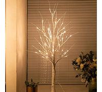 LED Birch Tree Floor Lamp - 170cm, 152 Warm White LEDs - USB Powered for Weddings, Living Rooms, Parties & Unique Gifts