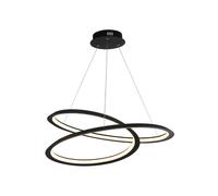 LED Black Finish Modern Design Kitchen Dining Room Ceiling Mounted Pendant Light