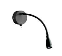 Parma Flexible Wall Spot Light black