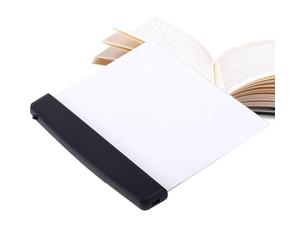 Led Book Lamp - Rechargeable Panel Light, Glow Flat Bedside Light, Compact Page Illuminator | Touch Control Adjustable Brightness, Comfortable Portable Slim Reading Beam Tool For U