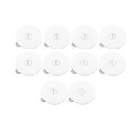 LED Bottle Coaster, LED Light Up Coaster Energy Conservation Fashionable Crystal Glue for Bar for Party (White 6cm)