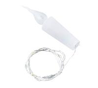 LED Bottle Light Candle 11 LEDs 10 cm High Conical Tapered Glow Warm White