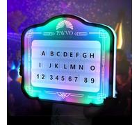 LED Bottle Presenter Letter Board for Night Club Bottle Service, Customizable Cinema Light Box with Changeable Letters and Numbers for Home Decor and Weddings