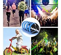 LED Bracelet USB Rechargeable Reflective Band Adjustable Safety Light Up Armbands for Outdoor Jogging Running Cycling Sports Nylon Webbing LED Electronics Red Orange Yellow (Pink)