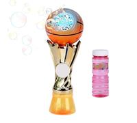 LED Bubble Machine, Electric Party Maker, Medium Size With Colorful Light, Durable Outdoor Toy, Fun Bubble Blower With Modern Design, Kids Youth Game For Birthday And Picnic